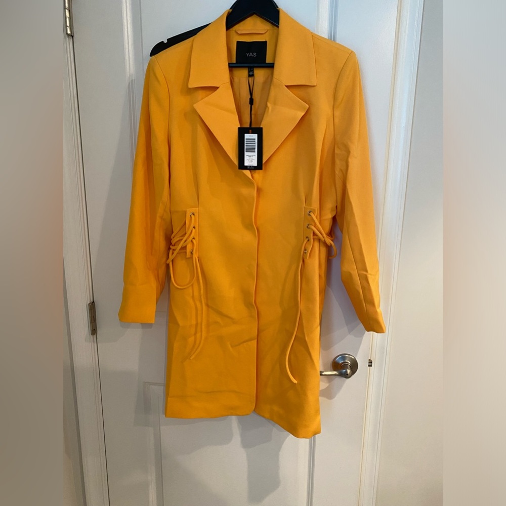 Dress. See pics for material. Orange/yellow. Size XXL.